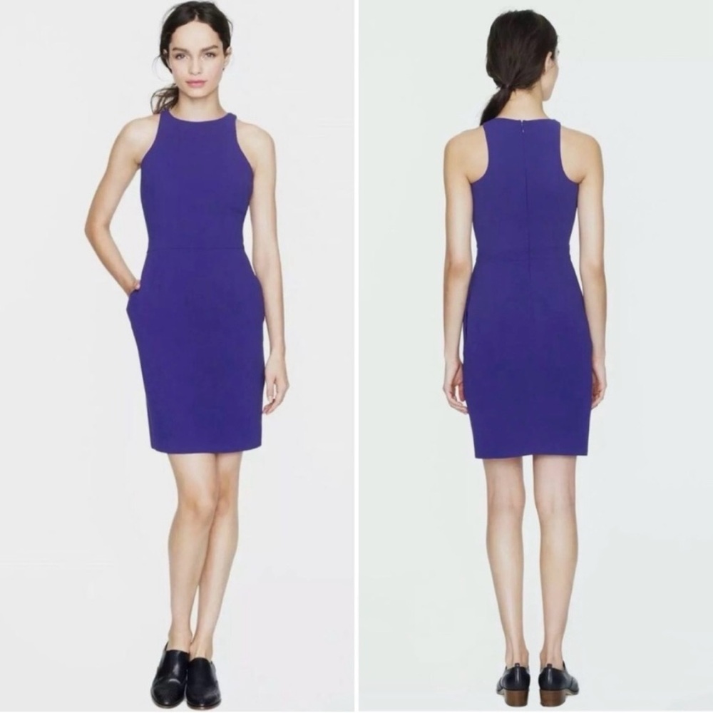 J. Crew Purple Sheath Mini Dress